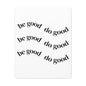 Stretched Canvas - Minimal "be good do good" Motivational Wall Art